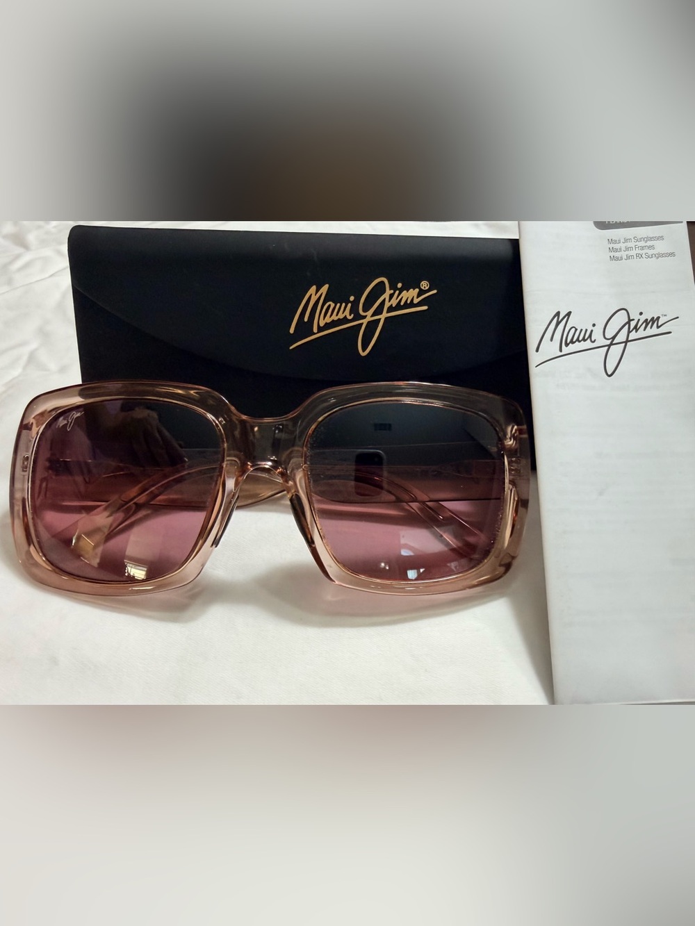 Maui Jim Women's Square Sunglasses - Pink